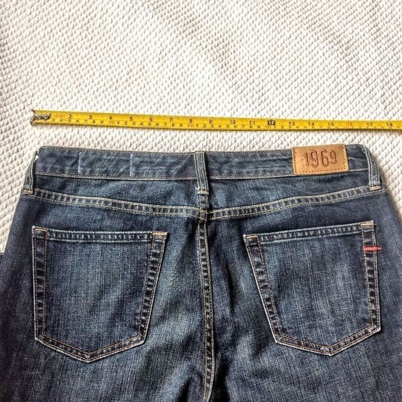 1969 Classic Fit Stretch Med Tint Jeans Sz 10R - Picture 5 of 11